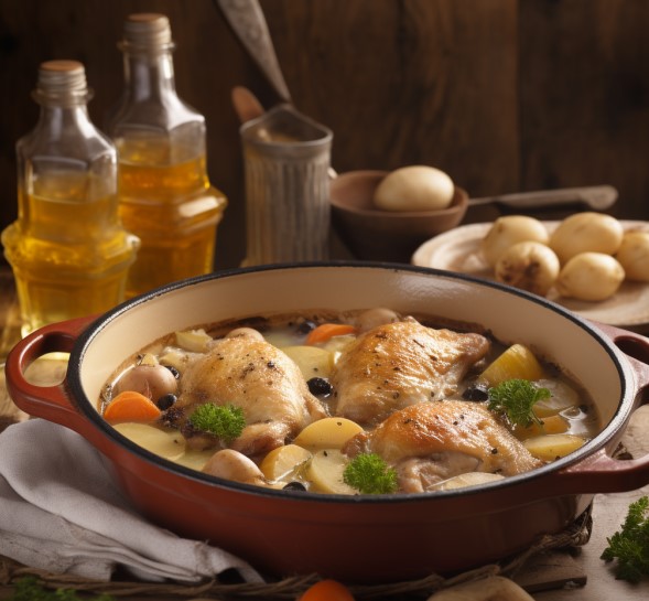 Recette de la poule au pot un plat mijoté traditionnel français à ne pas manquer